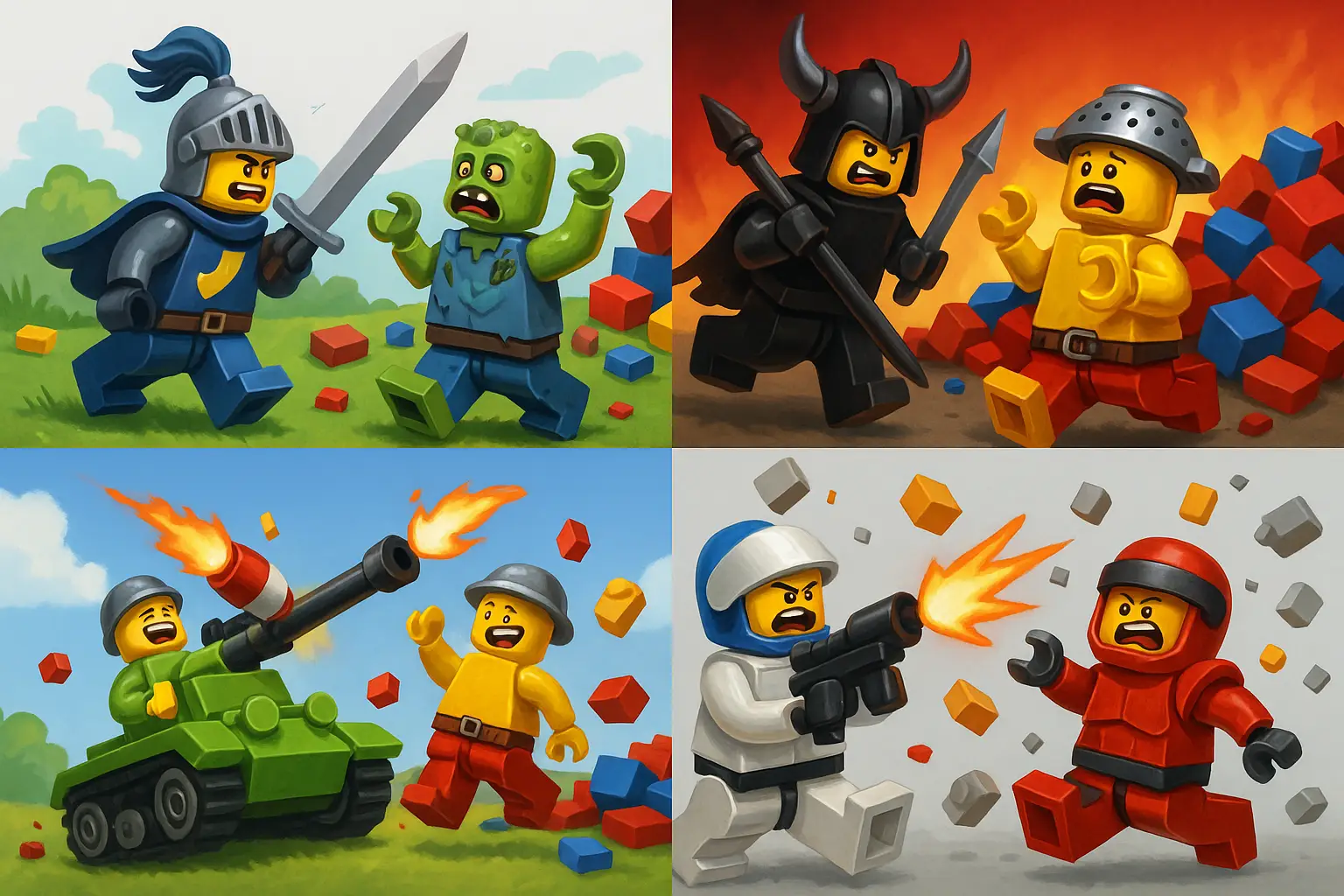 BrikWars das Tabletop Brettspiel mit LEGO und Klemmbausteinen