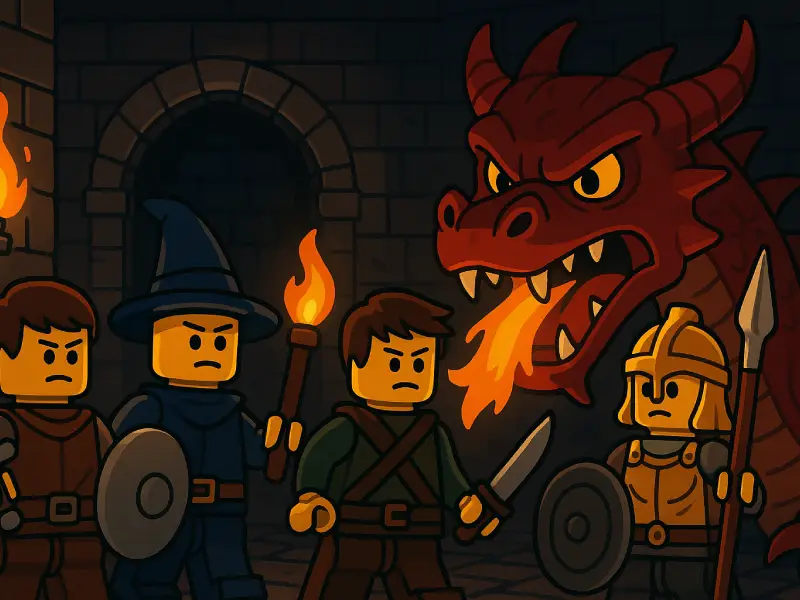 LEGO Dungeon & Dragons Inspiration für Brickania und BrickQuest