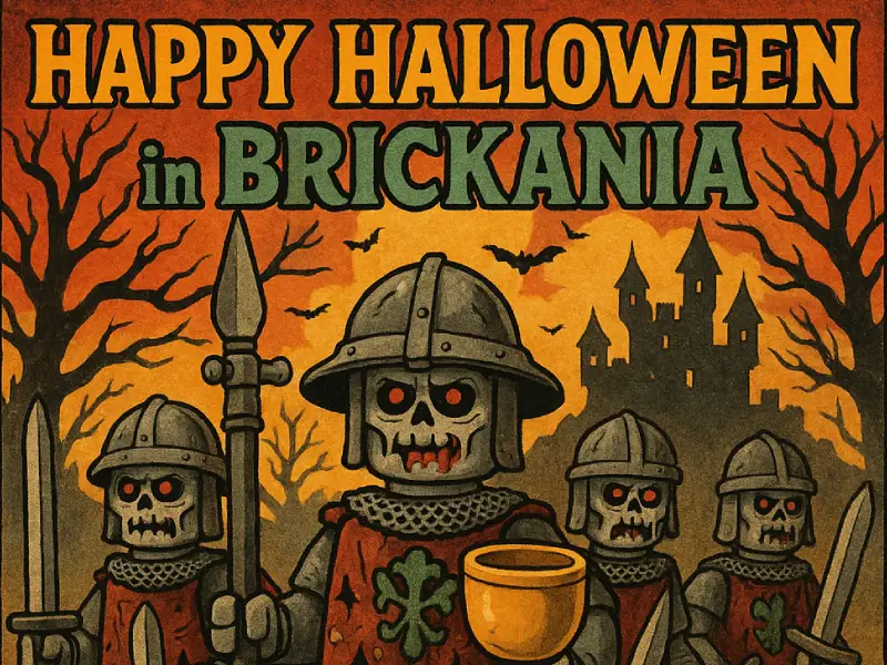 Happy Halloween in Brickania - a LEGO Tabletop Strategie Spiel mit Klemmbausteinen
