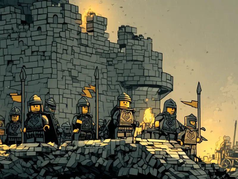 Burgen in Brickania: Krieg um die Krone - a LEGO Tabletop Game