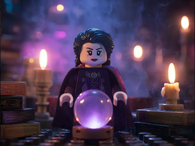 Brickania: Krieg um die Krone Hellseherin aus LEGO Minifigur