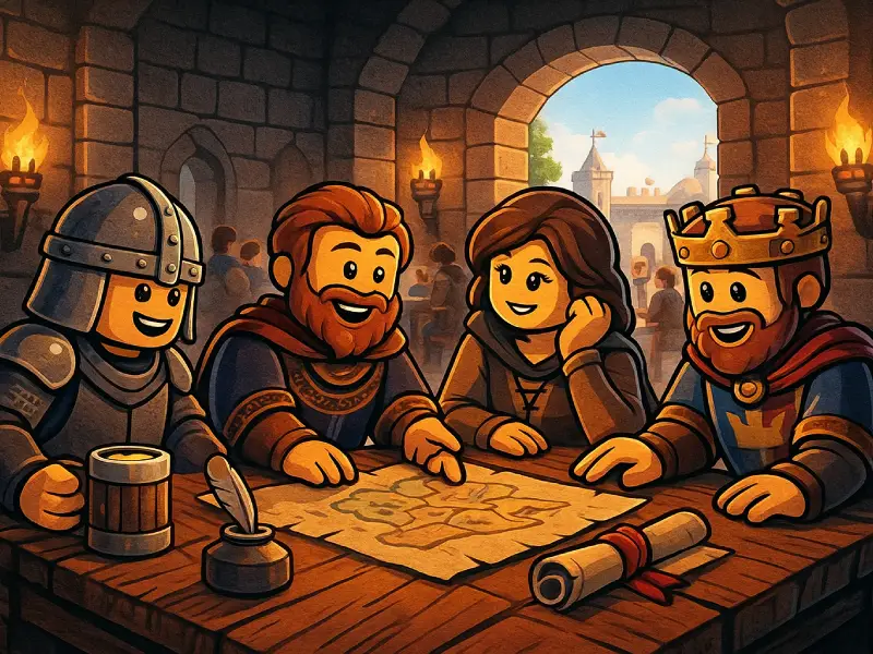 Brickania - Was bedeutet Politik in Krieg um die Krone?