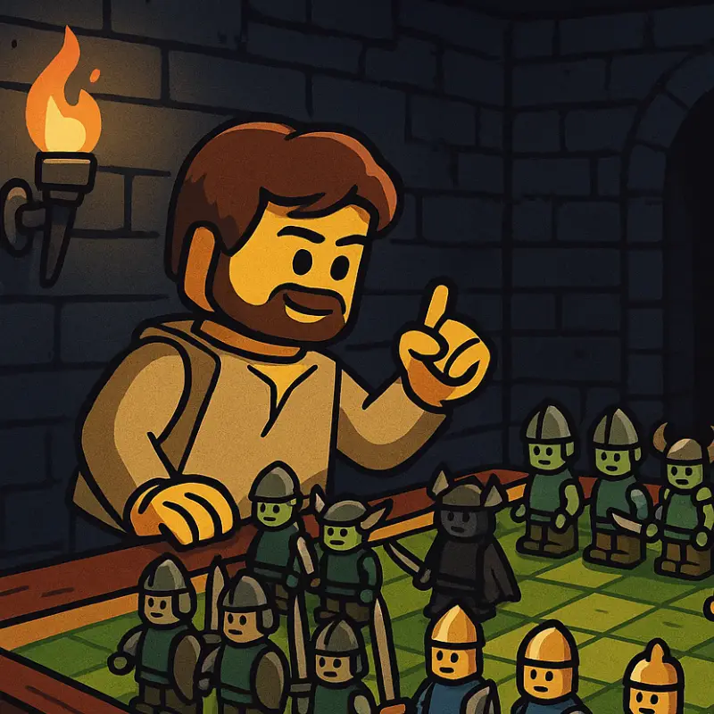 Ein LEGO Strategiespiel ala BattleLore bei Brickania: Krieg um die Krone, als Tabletop Game