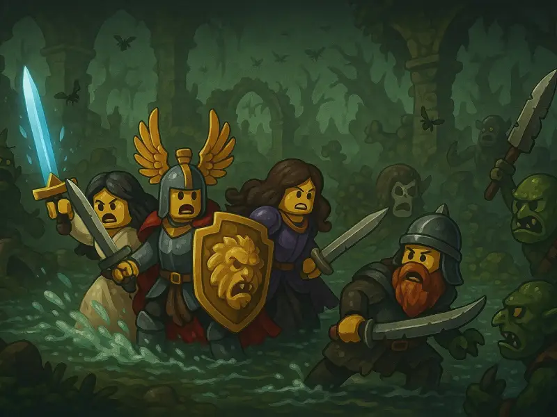 Was ist Warhammer Quest: Dunkelwasser im LEGO Style