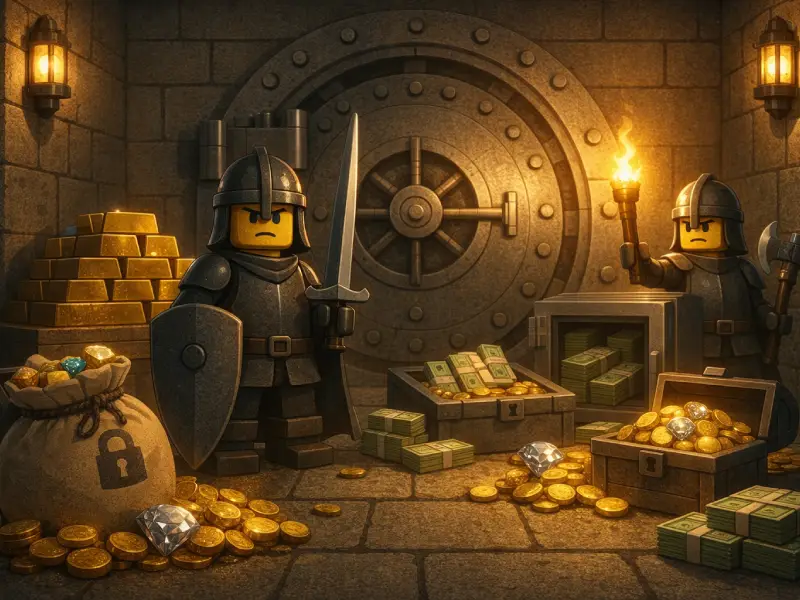 Die Bank von Brickania – Hüterin des Goldes und Verbündete nur weniger Auserwählter Die Bank von Brickania – Hüterin des Goldes und Verbündete nur weniger Auserwählter