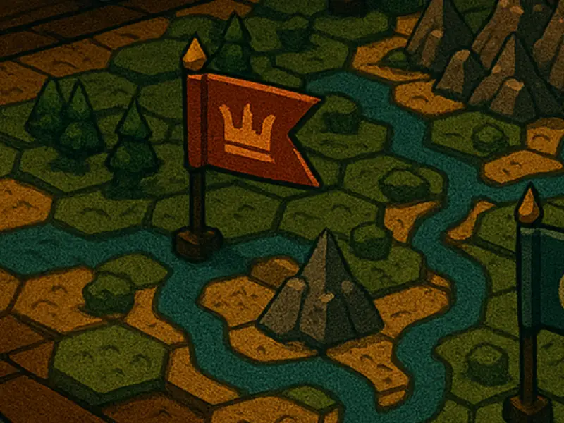 Brickania: Krieg um die Krone Strategiekarte Brickania: Krieg um die Krone Strategiekarte