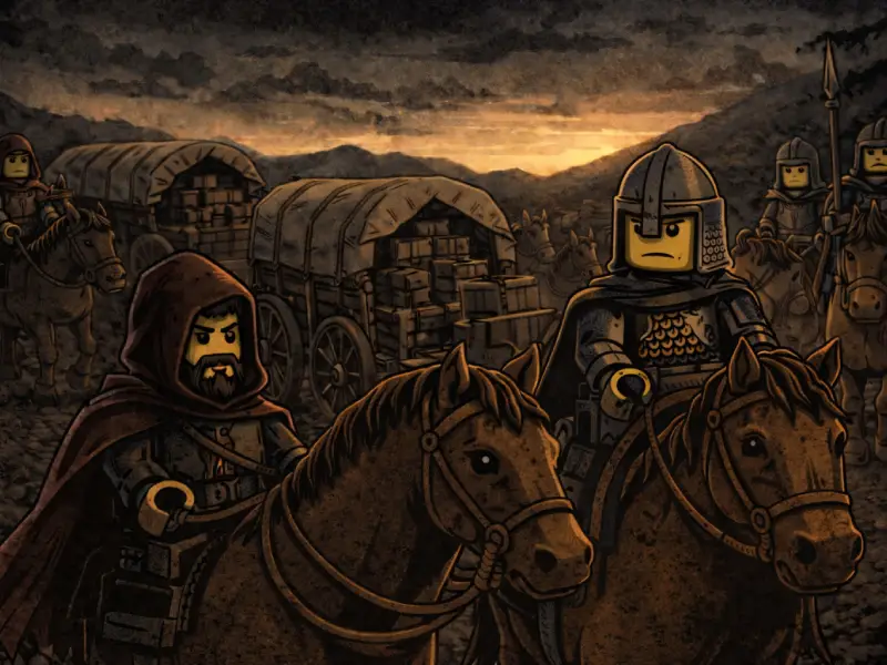 Handel in Brickania: Krieg um die Krone - Warum Karawanen, Vertrauen und Risiko eine zentrale Rolle spielen