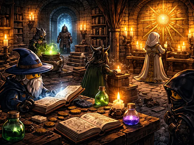 Krieg um die Krone Spielmechanik: Gilden & Organisationen in Brickania