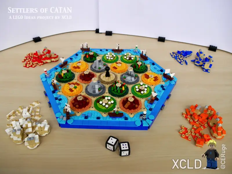 Die Siedler von Catan erobern das LEGO Ideas Review Die Siedler von Catan erobern das LEGO Ideas Review