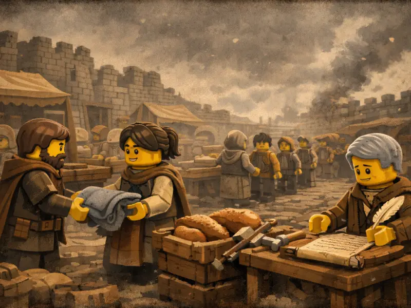 Brickania - Die Große Wohlfahrt - Beziehungen & Verflechtungen