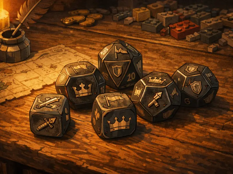 Brickania Entwickelung & Planung - Besondere Schlachten brauchen besondere Würfel