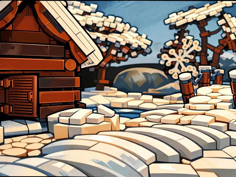 Brickania - Ausblick auf eine kalte Region in Kaltigren