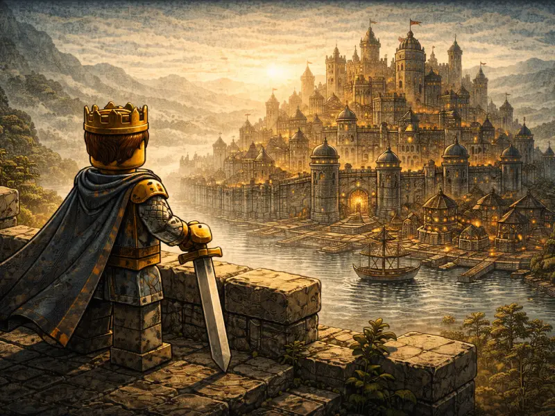 Brickania: Krieg um die Krone - Hauptstadt als sichtbares Machtzentrum