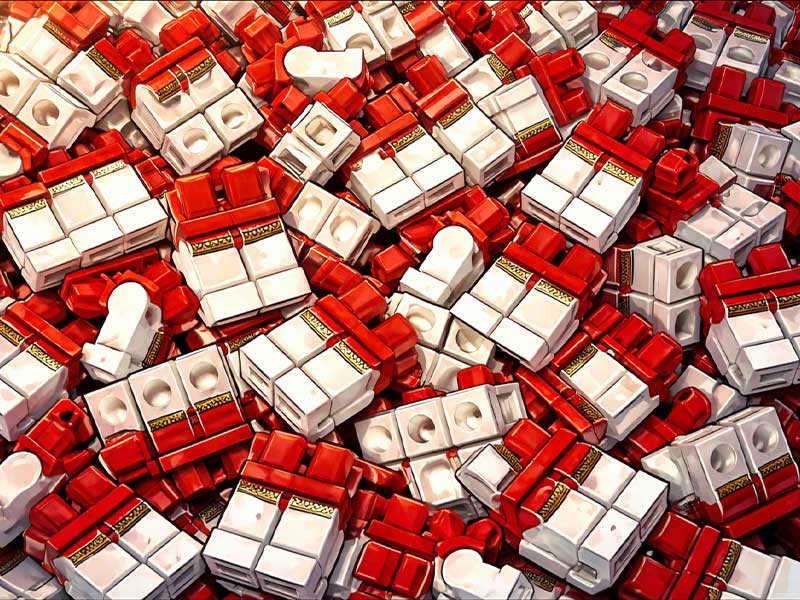 LEGO Minifiguren Ritter Beine