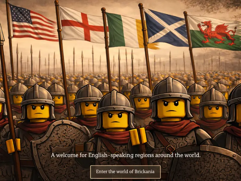 Brickania International English-speaking regions