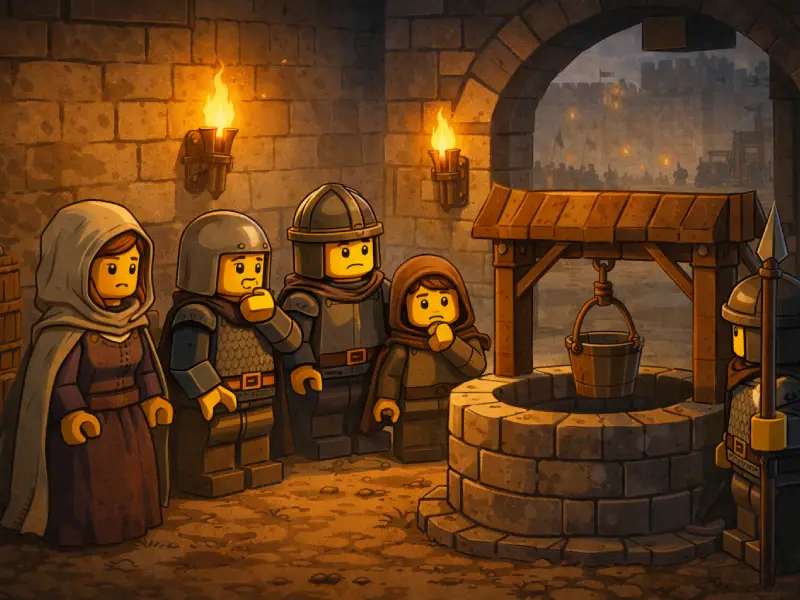 Brickania: Krieg um die Krone - Belagerung - Mangel an Wasser in der Burg