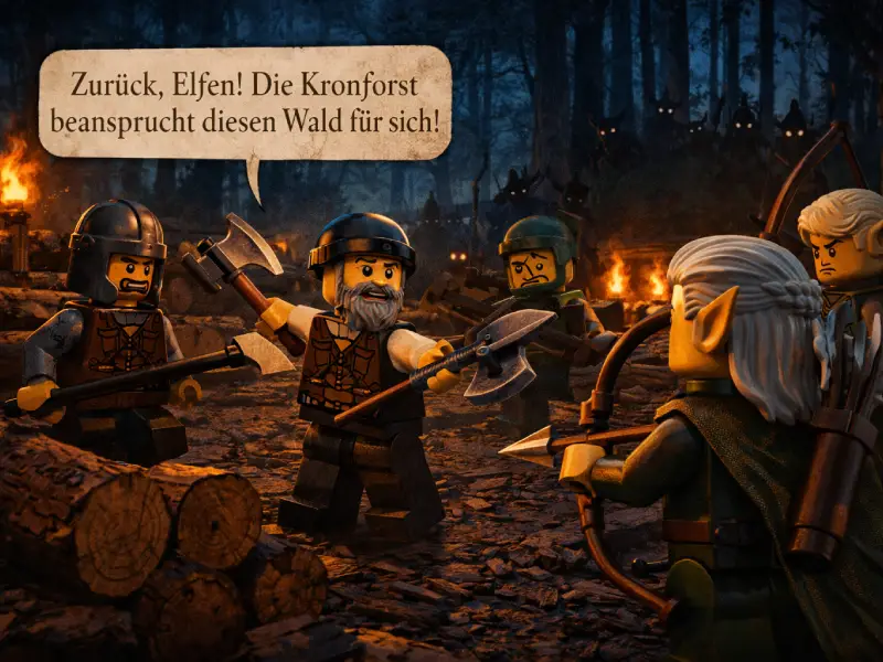 Die Kronforst-Gilde: Konflikte mit anderen Völkern Die Kronforst-Gilde: Konflikte mit anderen Völkern