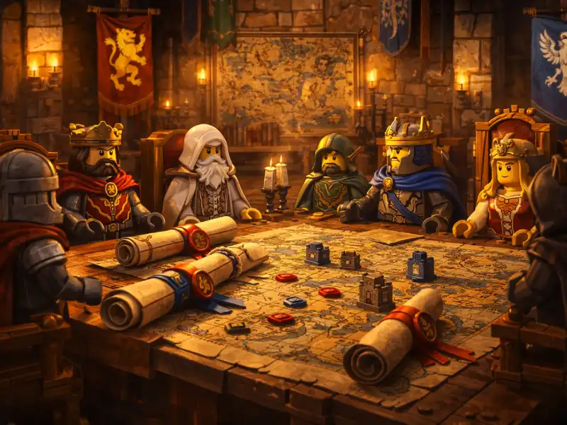 Politik & Diplomatie in Brickania: Krieg um die Krone