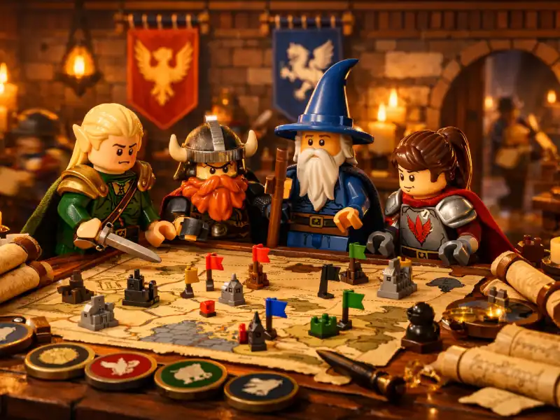 Rundenablauf & Spielzug in Brickania: Krieg um die Krone