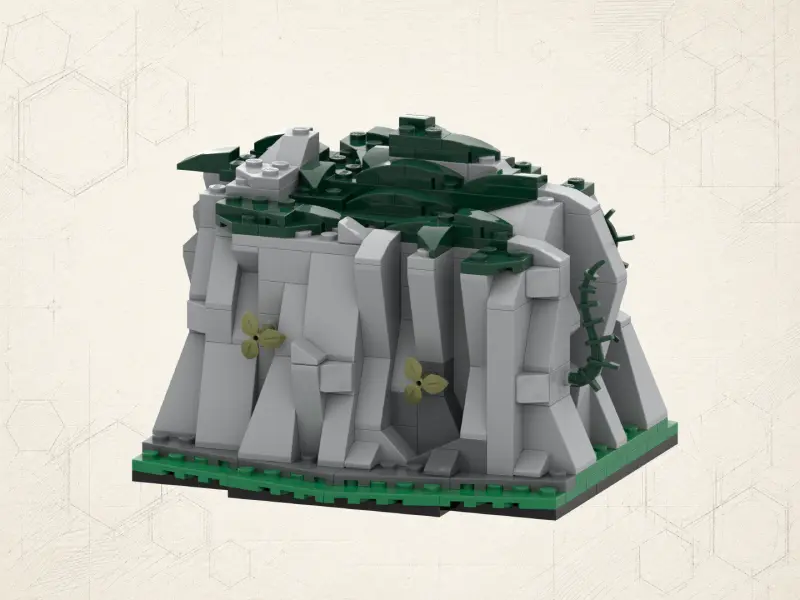 Brickania: Krieg um die Krone - alleinstehender Felsblock auf einem Hexfeld