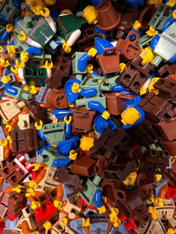 LEGO Bauern Minifiguren für Brickania: Krieg um die Krone