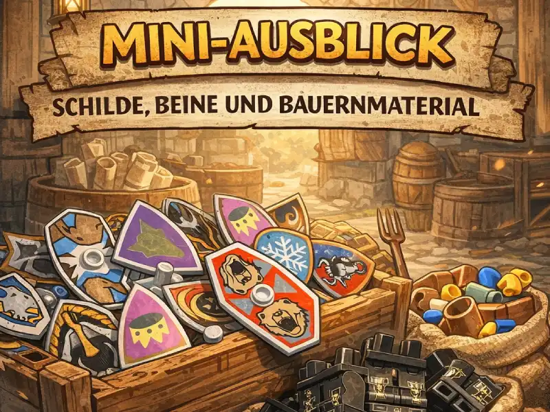 Mini-Ausblick: Schilde, Beine und Bauernmaterial