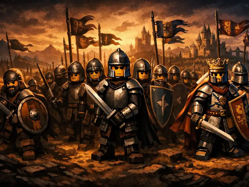 Vom Bestand zur Fraktion: Wie Schilde, Waffen und Figuren Brickania prägen