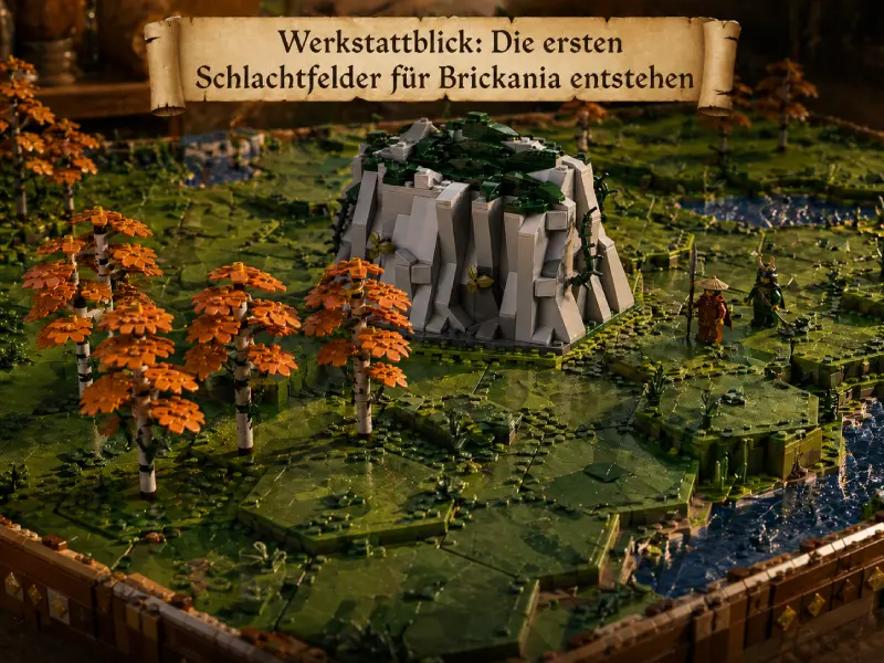 Werkstattblick: Die ersten Schlachtfelder für Brickania entstehen