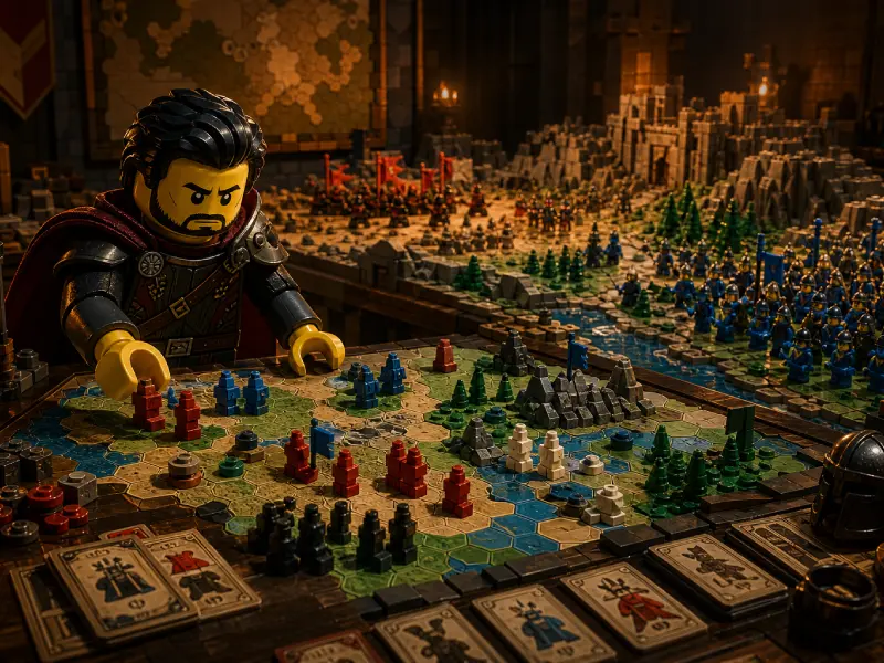 BrikCore ein LEGO und Klemmbaustein Tabletop Brettspiel Regelsystem für Schlachten mit Minifiguren