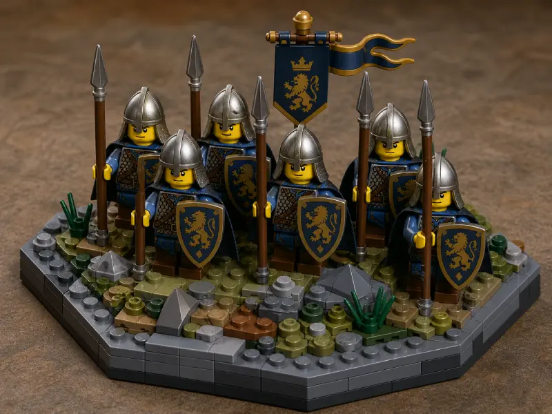 BrikCore ein LEGO und Klemmbaustein Tabletop Brettspiel Regelsystem für Schlachten mit Minifiguren