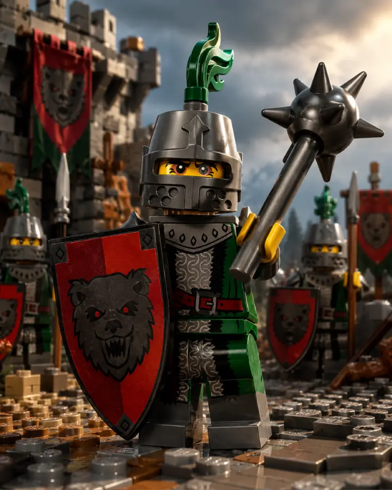 LEGO Serie 15 Sammelfigur Minifigur 71011 (LEGO Bärenritter)