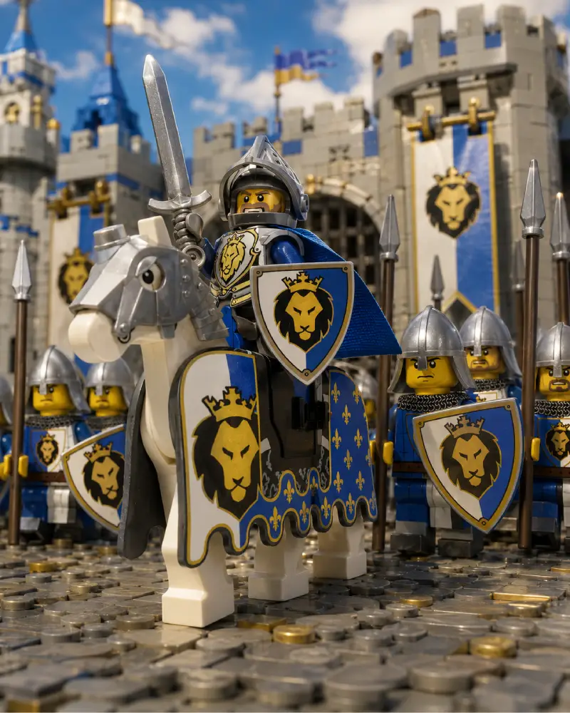 LEGO Blau Weiße Löwenritter (LEGO Castle Relaunch 2013) LEGO Blau-weiße Löwenritter (LEGO® Castle Relaunch 2013)