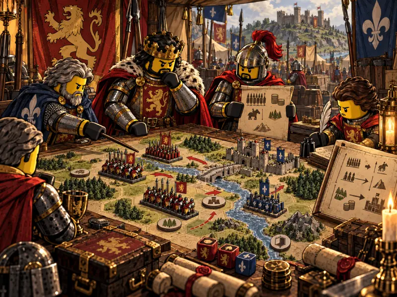 Häufige Fragen zum Kampfsystem von Brickania: Krieg um die Krone (LEGO Tabletop Game) Der Feldrat – wichtige Figuren ohne Superhelden