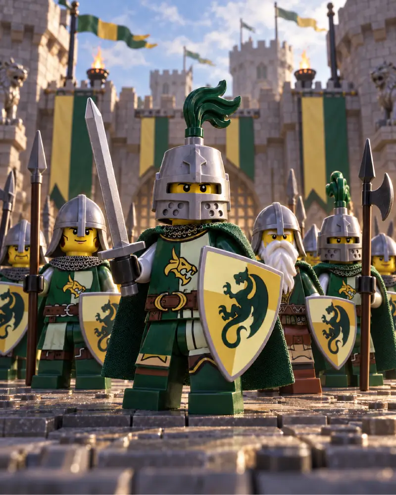  LEGO Grüne Drachenritter (aus der LEGO Kingdoms Reihe)